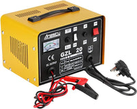 Car Battery Charger, 12V/24V 20A 20Amp Heavy Duty Battery Charger, Ideal for Various Vehicle Cars Vans Tractors Lead-acid Batteries