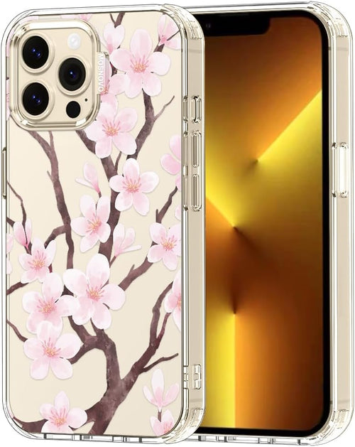 MOSNOVO Case for iPhone 13 Pro Max, [Buffertech 6.6ft Military-Grade Drop Protection] [Anti Peel Off Tech] Clear TPU Bumper Phone Case Cover Design - Balloonasaurus