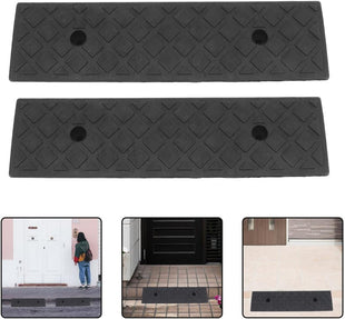 iplusmile Rubber Threshold Ramps for Cars Wheelchair Driveway Curb Ramps â Durable