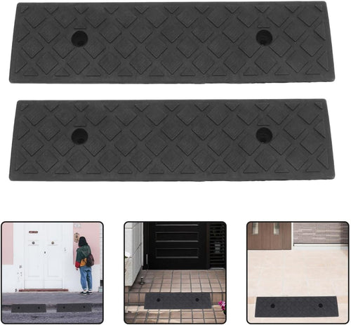 iplusmile Rubber Threshold Ramps for Cars Wheelchair Driveway Curb Ramps â Durable