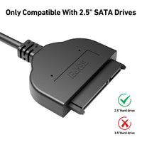 BENFEI SATA to USB Cable, 2in1 USB-C/USB 3.0 to SATA III Hard Driver Adapter Compatible for 2.5 inch HDD and SSD