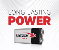 Energizer MAX Alkaline 9V Batteries, Pack of 3