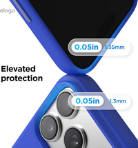 elago Magnetic Silicone Case Compatible with iPhone 17 Pro Case 6.3â - Compatible with MagSafe, Premium Liquid Silicone Material, Protective Cover, Shockproof, Slim Phone (Cobalt Blue)