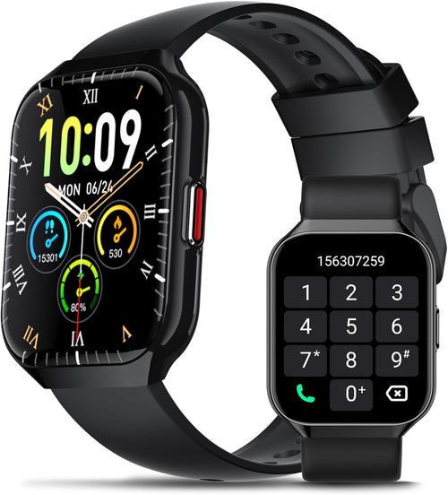 Smart Watch for Men Women Answer/Make Calls, 1.96" HD Touch Screen Fitness Watch with Heart Rate/Sleep Monitor, Step Counter, IP68 Waterproof Smartwatchc,113+ Sports Activity Trackers for Android/iOS