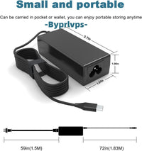 Universal Byprlvps 45W Chromebook Charger Type-C Compatible with Acer,Lenovo,Hp Chromebook Charger,Asus,Samsung,Google,Dell Laptop USB C Fast Charging Power Adapter UK Replacement