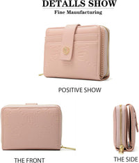 WomenÃ¢ÂÂs RFID Bifold Wallet ID Window Zipper Coin Pocket Ã¢ÂÂ One Size