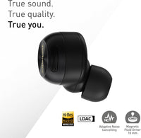 Technics EAH-AZ100E-K Wireless Earbuds with Noise Cancelling, Multipoint Bluetooth, Voice Focus AI, Comfortable In-Ear Headphones, Black