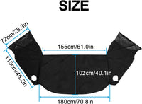 Windscreen Cover Frost Snow Sunshade Screen for VW T6 Van â Black