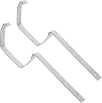 Gutter Bracket 2-Pack Metal Holders for Downspout Extension