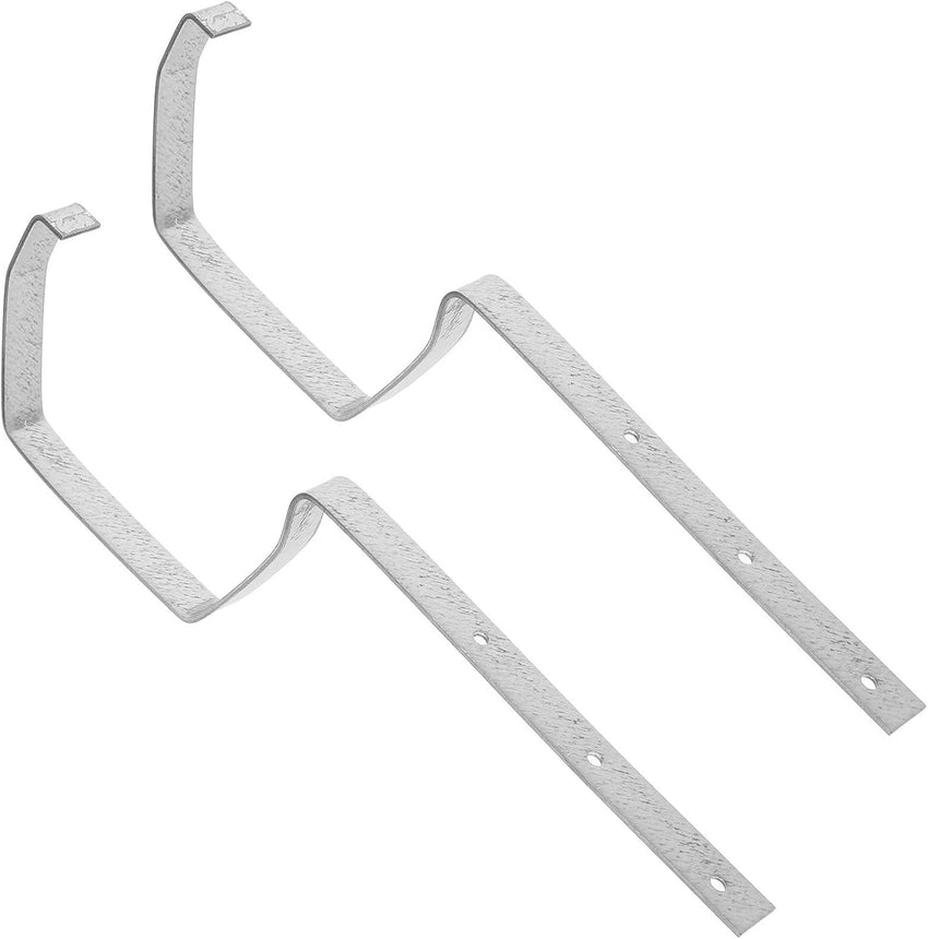 Gutter Bracket 2-Pack Metal Holders for Downspout Extension
