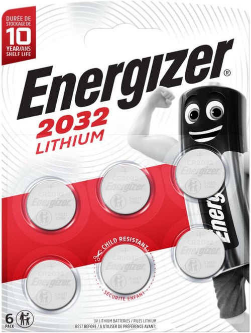 CR2032 6BL Energizer Batteries ECR2032