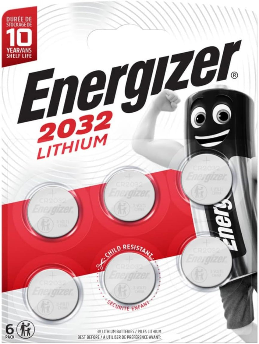 CR2032 6BL Energizer Batteries ECR2032