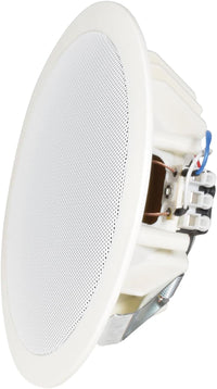 Adastra | Flush-Mount 100V Ceiling Speaker supplied singularly with Selectable 3 to 6W Output in a Clean White Finish