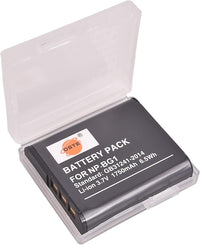 DSTE 2PCS NP-BG1 (1750mAh/3.7V) Battery Compatible with Sony DSC-N1 DSC-N2 DSC-T100 DSC-W35 DSC-W50 DSC-W55 DSC-W70 DSC-W80 DSC-W90 DSC-W100
