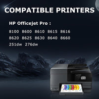 DOUBLE D 950XL 951XL Ink Cartridges READ CONDITION NOTES. Replacement for HP 950 951 950XL 951XL Combo Pack Compatible for HP Officejet Pro 8600 8610 8620 8100 8615 8625 8630 8640 251dw 276dw (9 Pack)