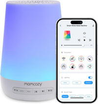 Momcozy White Noise Machine for Baby Sleeping 34 Soothing Sounds & Night Light