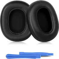 ELZO Replacement Earpads Cushions for Skullcandy Crusher Evo/Wireless/ANC, Professional Ear Pads for Hesh 3/EVO/ANC, Softer Protein Leather, Noise Isolation, Memory Foam, Added Thickness (Black)