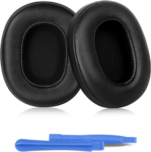 ELZO Replacement Earpads Cushions for Skullcandy Crusher Evo/Wireless/ANC, Professional Ear Pads for Hesh 3/EVO/ANC, Softer Protein Leather, Noise Isolation, Memory Foam, Added Thickness (Black)