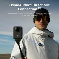 DJI Osmo 360 Standard Combo, 360 Camera With 1-Inch 360^0 Imaging, Native 8K 360^0 Video, 4K/120fps & 170^0 Boost Video, 120MP 360^0 Photo, 100-Min 8K Recording, Waterproof, Action Camera for Sports, Vlog