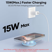 Magnetic Wireless Charger, Fast Apple Mag-Safe Charger for iPhone 17/16/15/14/13/12 Series, Wireless Magnet Mag Safe Charging Pad for AirPods 3/2/Pro, Strong Magnetic Charger Pad