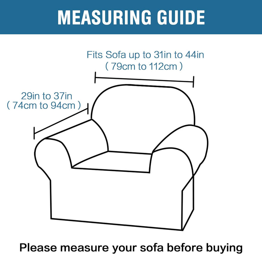 BellaHills Real Velvet Stretch Sofa Covers Couch Covers Sofa Slipcovers Furniture Protector for Sofas | Form Fitted with Elastic Bottom, Ultra Thick Soft Non Slip Covers (1 Seater, Camel)