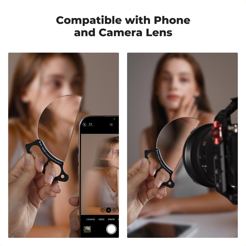 K&F CONCEPT 100mm Handheld K9 Glass Drag Prism Filter