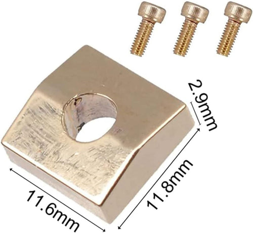 Electric Guitar Locking Nut Clamp 9PCS Metal Parts for Tremolo Bridge â Black Silver Gold