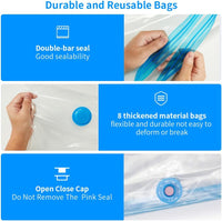 Creality 3D Printer Filament Vacuum Storage Bags 40 x 40 cm 8-pack with Electric Pump â 40 x 40 cm 8pc