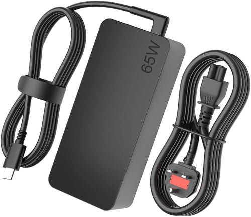65W Laptop Charger USB C Charger for Lenovo ThinkPad x1 Carbon T14 T15 T480 T480s T490 T490s T580 T590 E14 E15 E480 E490 E580 E590 Chromebook 100e 300e 500e C330 S330 Lenovo Yoga Type C Adapter