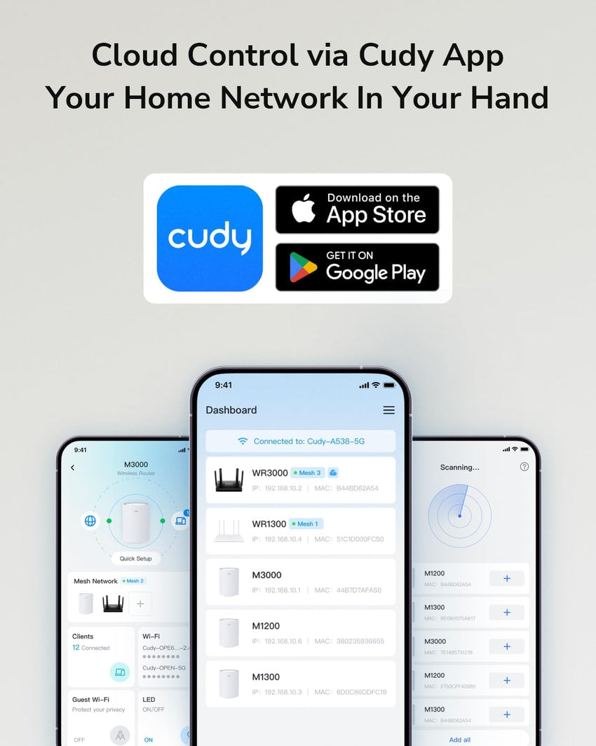 Cudy New LT300 4G LTE WiFi Router 300Mbps, Compatible with All Operators, 2 2 MIMO, No Configuration Required, OpenVPN, WireGuard