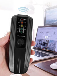 EMF Meter + battery High Accuracy Electromagnetic Field Radiation Detector Battery Powered Electric EMF Detector Ghost Hunting Paranormal Equipment Tester for Industrial and Construction