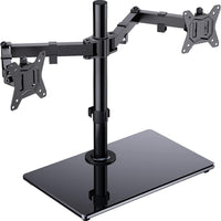 ErGear Dual Monitor Stand for 13Ã¢ÂÂ- 32Ã¢ÂÂ Screen, Freestanding Dual Monitor Arm Desk Mount with Sturdy Base, Adjustable Double Monitor Stand Hold 8KG/Arm