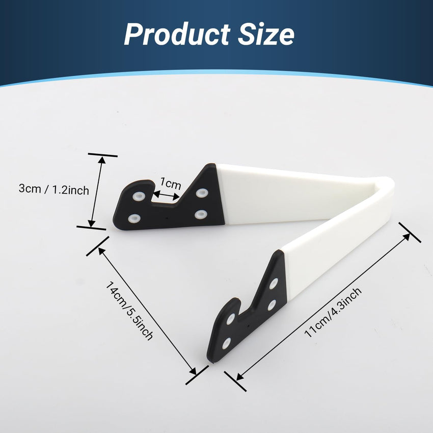 Daffodil IPC410 Folding Tablet Phone Holder for iPhone, Samsung, Huawei, Xiaomi, OnePlus, Pixel, Redmi, Sony, LG, Oppo and Other Mobile Phones