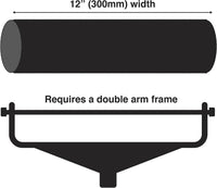 ProDec Masonry Roller Extra Long Pile 12in x 1.75in â 12in