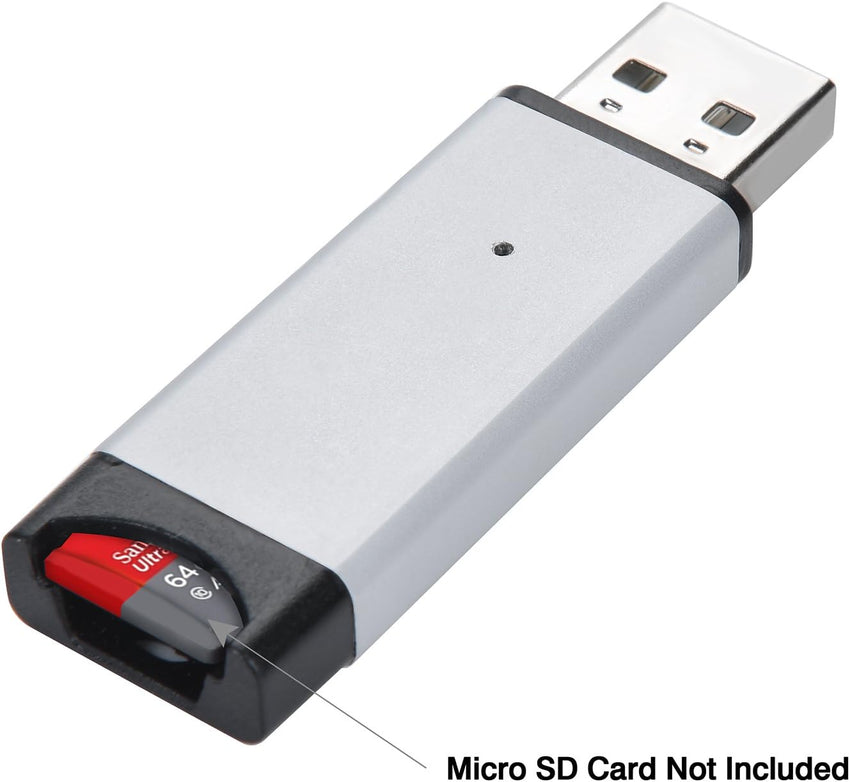 Micro SD Card Reader - Fast USB 2.0 Adapter for MicroSD HC Memory Stick