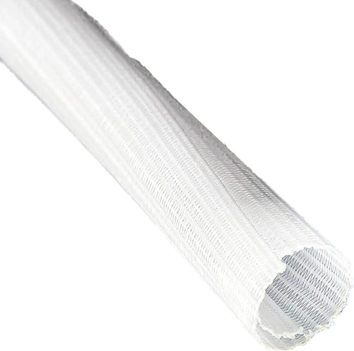 EzySup cable tidy tube,13mm-3m,braided cable management sleeve,wire protector from pets for TV,PC,computer and desk,heat resistant,White