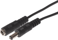 Maplin Power Supply Extension Lead 2.5mm x 5.5mm Plug to 2.5mm x 5.5mm Socket, 5m