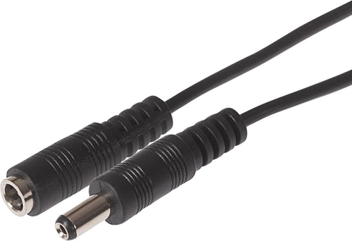 Maplin Power Supply Extension Lead 2.5mm x 5.5mm Plug to 2.5mm x 5.5mm Socket, 5m