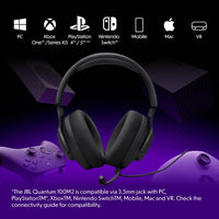 JBL Quantum 100M2 Wired Over-Ear Gaming Headset with JBL QuantumSOUND Signature and 3.5 mm Headphone Jack, Multi-Platform Compatibility, Detachable Mic, Mute Option, Black