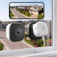 2K Window Security Camera Dual-Band WiFi Indoor Motion Detection Two-Way Audio