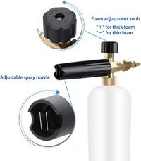 Snow Foam Lance Adjustable Foam Cannon for Pressure Washers â Universal