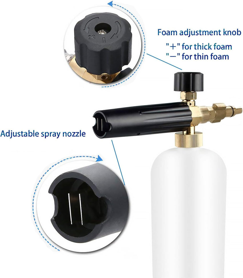 Snow Foam Lance Adjustable Foam Cannon for Pressure Washers â Universal