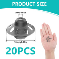 Hearing Aid Domes Silicone Replacement Washable Ear Tips Ã¢ÂÂ 6mm 20 Pcs