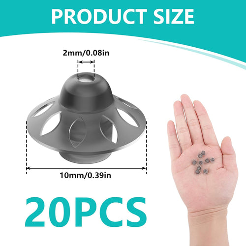 Hearing Aid Domes Silicone Replacement Washable Ear Tips Ã¢ÂÂ 6mm 20 Pcs