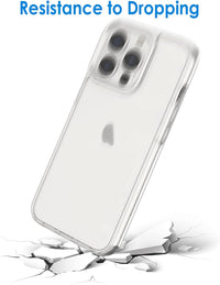 JETech Case for iPhone 13 Pro 6.1-Inch, Non-Yellowing Shockproof Phone Bumper Cover, Anti-Scratch Clear Back (Clear)