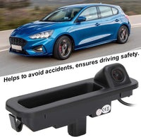 Reverse Camera Fit for Focus MK3 11-14,CCD HD Car Trunk Handle Rear View Camera Waterproof Reverse Monitoring DC 12V