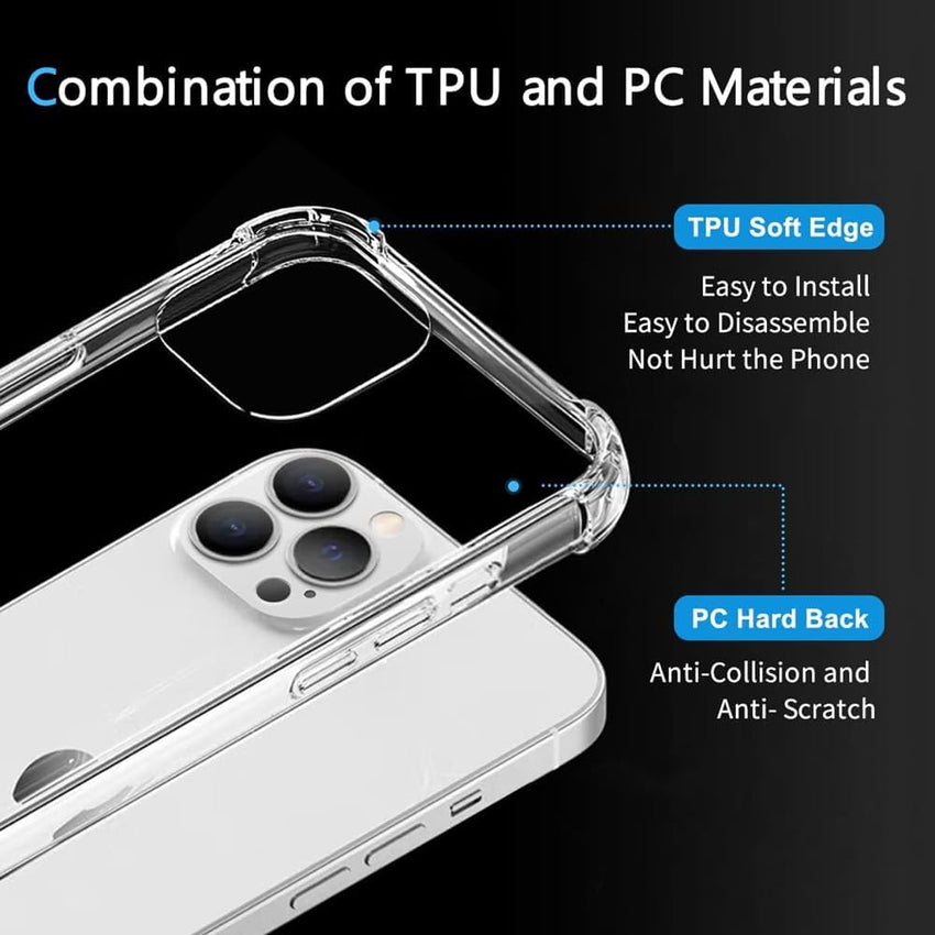 gueche Compatible with iPhone 14 Pro Max Case, Crystal Clear Phone Cover, Anti-Scratch and Shock-Absorption, Stay Original beauty of your phone,Basic Case for iphone 14 Pro Max HÃ¼lle Coque funda