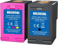 305 Ink Cartridges Black and Colour, 305 XL Ink Cartridges Replacement for HP DeskJet 2700 2710 2720 2722 2800 2810e 2820 Plus 4100 4120 4130 Envy 6000 6010 6020 6030 6032 Pro 6400 6430 6432