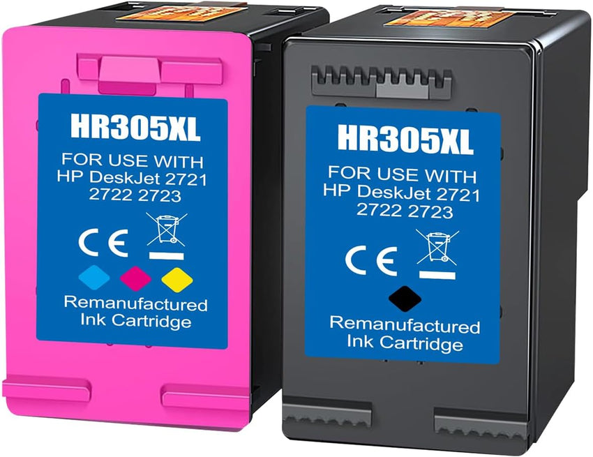 305 Ink Cartridges Black and Colour, 305 XL Ink Cartridges Replacement for HP DeskJet 2700 2710 2720 2722 2800 2810e 2820 Plus 4100 4120 4130 Envy 6000 6010 6020 6030 6032 Pro 6400 6430 6432