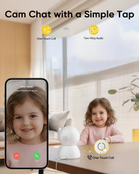 BoyKeep 2K Indoor Surveillance Cameras 2-Pack with Night Vision â Home Security